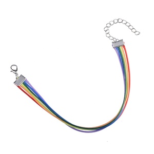<span class=keywords><strong>Pulsera</strong></span> del <span class=keywords><strong>Orgullo</strong></span> <span class=keywords><strong>Gay</strong></span>, <span class=keywords><strong>Pulsera</strong></span> de Cordón Arcoíris, <span class=keywords><strong>Pulsera</strong></span> Arcoíris al por Mayor - Product Image 1