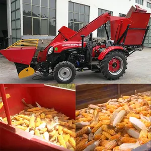 Trator montado colheitadeira de milho máquina de Milho cob harvester preços