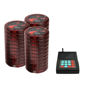 Chất lượng cao đĩa không dây máy nhắn tin cho nhà hàng/coaster pager