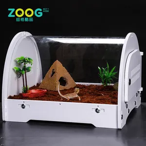 Factory Wholesale Easy Assembly Clear Acrylic Terrarium Pet Reptile Cage