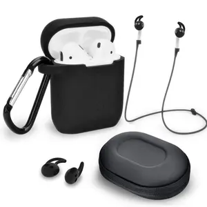 5 in 1 Praktische EVA-Tasche Silikon band Ohrhörer und Gummi abdeckung für Airpod