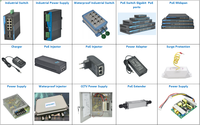 Fuente de Alimentación Conmutada Hi-Net HP1230 AC-DC 12V 30A 240W para CCTV con Certificación CE/FCC y 2 Años de Garantía
