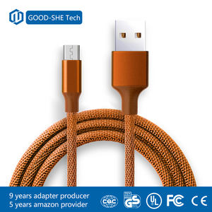 Lo nuevo 1 M/1.5 M/1.8 M/<span class=keywords><strong>2</strong></span> M/<span class=keywords><strong>3</strong></span> M Micro USB Cable de Carga de Tela para el Teléfono Móvil - Product Image 5