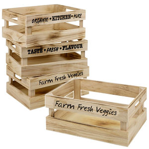 Tùy Chỉnh Nhỏ Lưu Trữ <span class=keywords><strong>Orange</strong></span> Trái Cây Bằng Gỗ Crate Hộp - Product Image 1