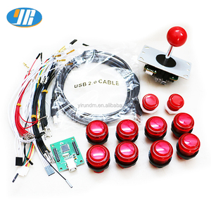 DIY街机游戏套件，带照明按钮USB控制器5v，适用于投币式游戏的电脑/电脑 - Product Image 1