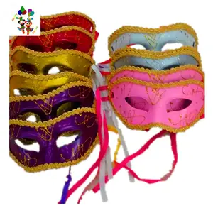 Дешевые свадебные женские Венеция, фантазийные цветные маскарадные маски для глаз, HPC-2102