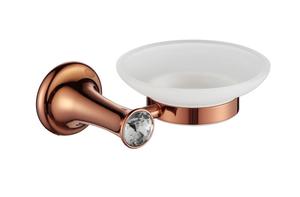 Set di Accessori per Bagno di Lusso Moderno in Acciaio Inox, Otto Pezzi, Oro Rosa, Gancio da Parete, Portasciugamani per Casa e Appartamento - Product Image 5