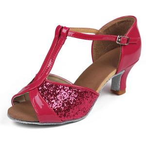 Sepatu Dansa Payet Latin Ballroom 808 untuk Wanita Gadis Wanita <span class=keywords><strong>Tango</strong></span> Salsa - Product Image 6