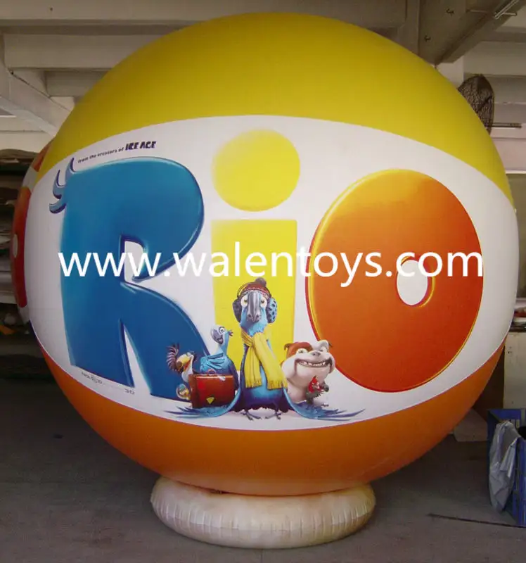 Inflatable Beach Ball For Advertising/10' D Giant Beach Ball /Huge 48" Multi-Colored Giant Beach Ball