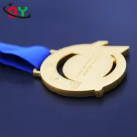 الصين مصنع الجملة الرياضة اجتماع الفائز ميدالية معدنية وكأس مع العرف الشريط