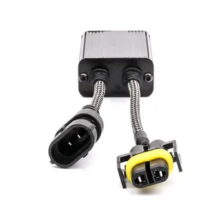 Kit multimídia automotivo com sistema canbus, sem erro, h7, h4, 9005, h11, h13, 880, led, resistor, c6, decodificador