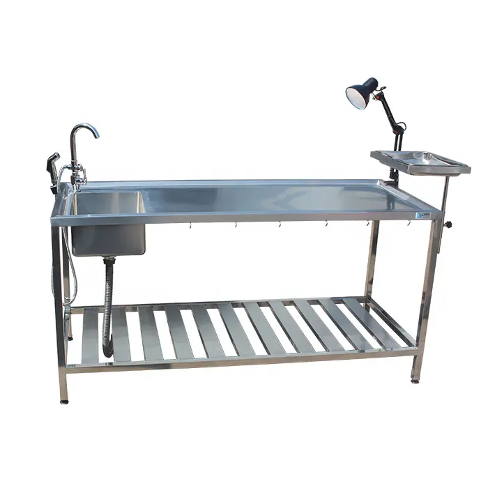 Veterinary Equipment WT-38-1 Stainless steel animal anatomy dissection table