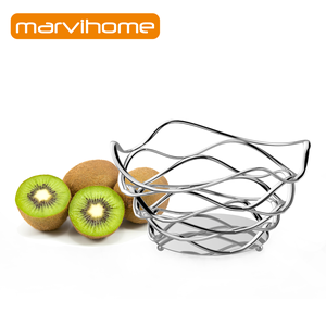 Panier à pain et à fruits en acier inoxydable, panier à design unique <span class=keywords><strong>2019</strong></span> - Product Image 2