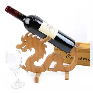 Hot Bán Handmade Sáng Tạo Rồng Tàu Cướp Biển Hình Dạng Tre Duy Nhất Wine Bottle Chủ