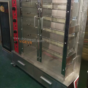 6 varillas comercial restaurante panadería pollo asado asador parrilla horno de gas - Product Image 2