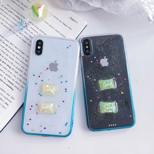 Ốp Điện Thoại Di Động Bằng Nhựa Acrylic Trong Suốt Bằng Nhựa Epoxy Hình Chú Vịt Kẹo Dễ Thương 3D Pha Lê Cho <span class=keywords><strong>Iphone</strong></span> Xs 11 12 13 14 Pro Max Ốp Lấp Lánh - Product Image 3