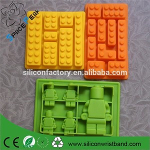 Faire figurine Lego et briques Silicone moule à gâteau bac à glaçons <span class=keywords><strong>chocolat</strong></span> Jello Mol - Product Image 4