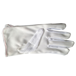 Pvc Dotted Esd Gloves LN-8002 ESD Polyester Antistatic PVC Dotted Cotton Gloves