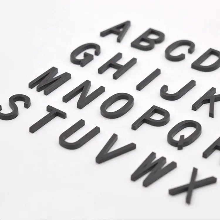 الجملة الليزر قطع الزجاج الأبجدية رسائل صغيرة الاكريليك حروف