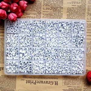 24 dans un Alphabet Acrylique Lettre Perles Ensemble kit DE BRICOLAGE art et artisanat matériel Enfants cadeaux - Product Image 4