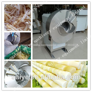 de acero inoxidable brote de bambú de la tira de corte de la máquina - Product Image 1