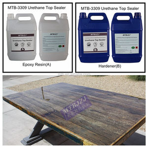 Revêtement de table en époxy résistant aux rayures, vente en gros d'usine, résine époxy transparente pour surfaces en bois - Product Image 4