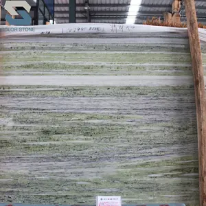 中国绿色木纹天然大理石价格