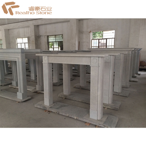 Đá Cẩm Thạch nhân tạo Cực Trắng Trang Trí Nội Thất Lò Surround - Product Image 6