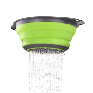 Conjunto de 2 coador de silicone para pia, coador de pia de cozinha dobrável - Product Image 3
