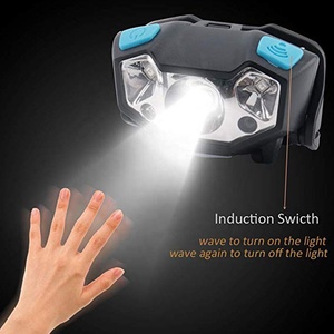 Linterna <span class=keywords><strong>Frontal</strong></span> de 3000 Lúmenes con Carga USB, 5 Modos, Sensor de Movimiento para Correr, Luz LED <span class=keywords><strong>Frontal</strong></span> con Sensor de Inducción Infrarroja - Product Image 1