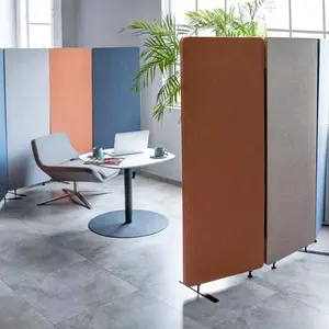 Curved Acoustic Cubicle Wall Panel Custom Room Dividers
