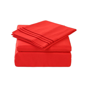<span class=keywords><strong>Bonne</strong></span> <span class=keywords><strong>Qualité</strong></span> En Gros <span class=keywords><strong>Pas</strong></span> <span class=keywords><strong>Cher</strong></span> Prix Couleur Unie Microfibre Drap De Lit Pour Hôtel Utilisé/ensemble de <span class=keywords><strong>draps</strong></span> de lit de mariage - Product Image 2