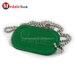 <span class=keywords><strong>Moda</strong></span> de lujo aleación de zinc 3D Carta forma esmalte suave por encargo Etiqueta de perro <span class=keywords><strong>del</strong></span> metal joyería - Product Image 2