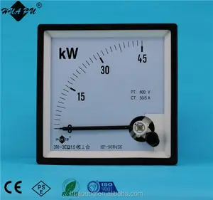 Nhà sản xuất bán Di Chuyển loại cuộn dây Power meter vuông watt KW mét 96*96 mét