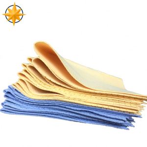 Populaire Mode Microfiber Schoonmaakdoekje Pu Synthetisch Leer Geweven Stof Voor Auto Pluizende Huishoudelijke Goederen - Product Image 1