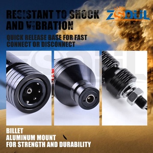 Водонепроницаемая прочная БЫСТРОРАЗЪЕМНАЯ антенна для квадроцикла UTV RZR 4/5 футов, автомобильная антенна со светодиодной подсветкой, защитный фонарь для стойки флага для багги <span class=keywords><strong>polaris</strong></span> - Product Image 6