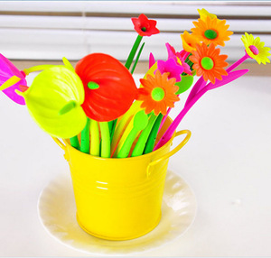 Fiore Flora Fiori Penna Design Penne a sfera di Cancelleria Regali Kawaii Penna A Sfera <span class=keywords><strong>Ufficio</strong></span> Scolastico Forniture di <span class=keywords><strong>Materiale</strong></span> Accessori - Product Image 3