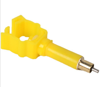 Siêu Tháng Chín Nước Nipple Uống Rượu Gà Feeder Gia Cầm gia cầm feeders người uống Nhà Máy Gia Cầm Nước Núm Vú