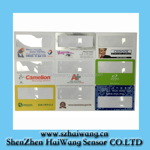 Lupa lupa Tarjeta de Visita De Plástico transparente Con Diseño Personalizado - Product Image 1