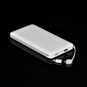 alta calidad 2015 ultra delgado banco incorporado en el poder la tarjeta de crédito por cable 10000mAh - Product Image 2