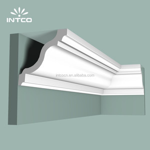 INTCO Nhanh Chóng Cài Đặt Không Thấm Nước Trang Trí Nội Thất Nhà Phụ Kiện PS Nhựa Cornice Khuôn Vương Miện Khuôn - Product Image 1