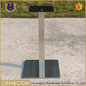 Usine <span class=keywords><strong>prix</strong></span> <span class=keywords><strong>carré</strong></span> en acier inoxydable <span class=keywords><strong>pied</strong></span> de table châssis restaurant table cadre Café de loisirs chambre clubs jambes - Product Image 1