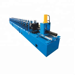 50*50mm Galvanized Shutter Door Sliding Guide Rails Making <strong>Machine</strong> Automatic Guide Rail <strong>Roll</strong> <strong>Forming</strong> <strong>Machine</strong> - Product Image 2