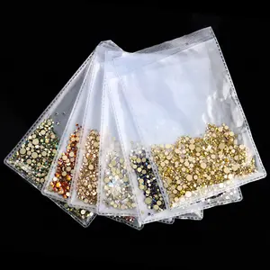 Gold Flatback Ab Glas Nail Rhinestones Gemengde Maten Nail Art Decoratie Stones Shiny Gems Manicure Accessoires Tool