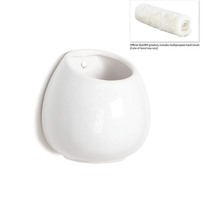 Home Decorate Ceramic <strong>Wall</strong> <strong>Mounted</strong> Hanging Flower Vase Holder <strong>Plant</strong> Pots - Product Image 3