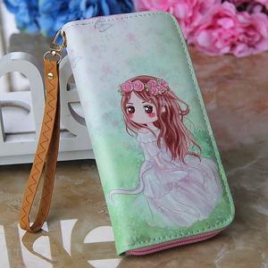 Cartera de Teléfono con Diseño de Chicas de Dibujos Animados, Regalo Ideal para Damas, Cartera de Mujer para Uso Diario - Product Image 2