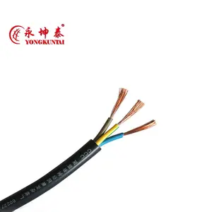 RVV 3 core 0.5mm/0.75mm/1mm/1.5mm flexible multi conductor cable electrical wire