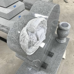 <span class=keywords><strong>Pierre</strong></span> d'ange pour bébé en granit gris, bas prix, vente en gros - Product Image 3