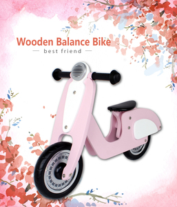 10 "mignon équilibre <span class=keywords><strong>en</strong></span> <span class=keywords><strong>bois</strong></span> rose vélo de course enfants <span class=keywords><strong>Scooter</strong></span> sans pédale - Product Image 6