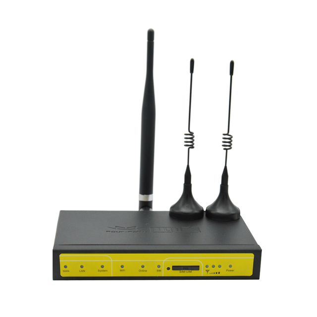 Four-Faith F3834 Industrial WiFi LTE 4G Gateway Modem Router with SIM Card Slot for Bus
